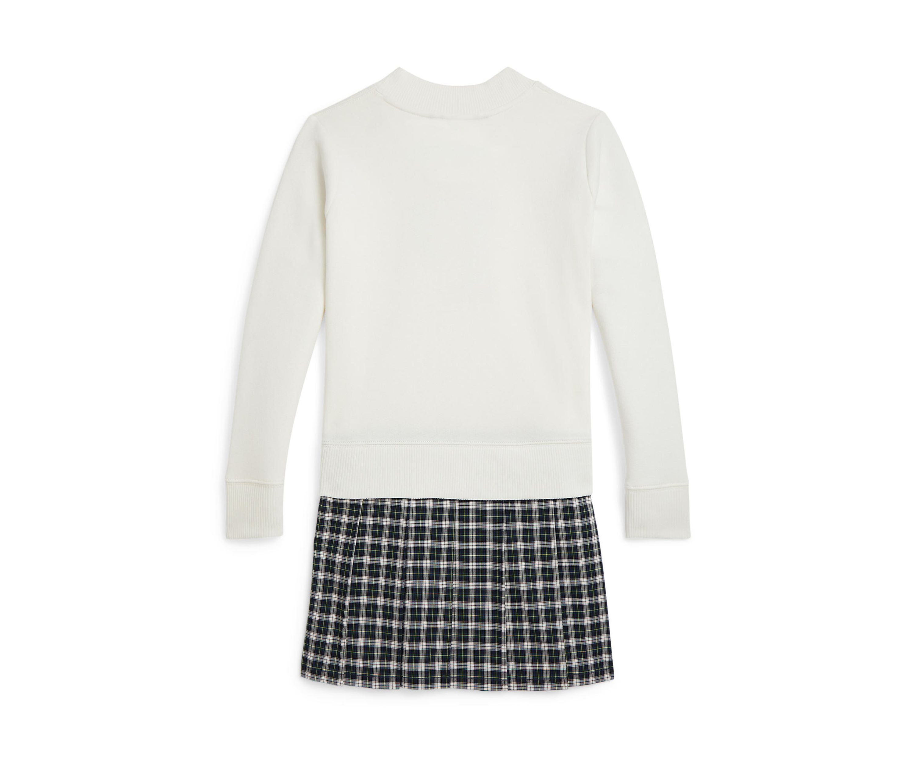 Girls 7-16 Letterman Fleece Sweatshirt Dress