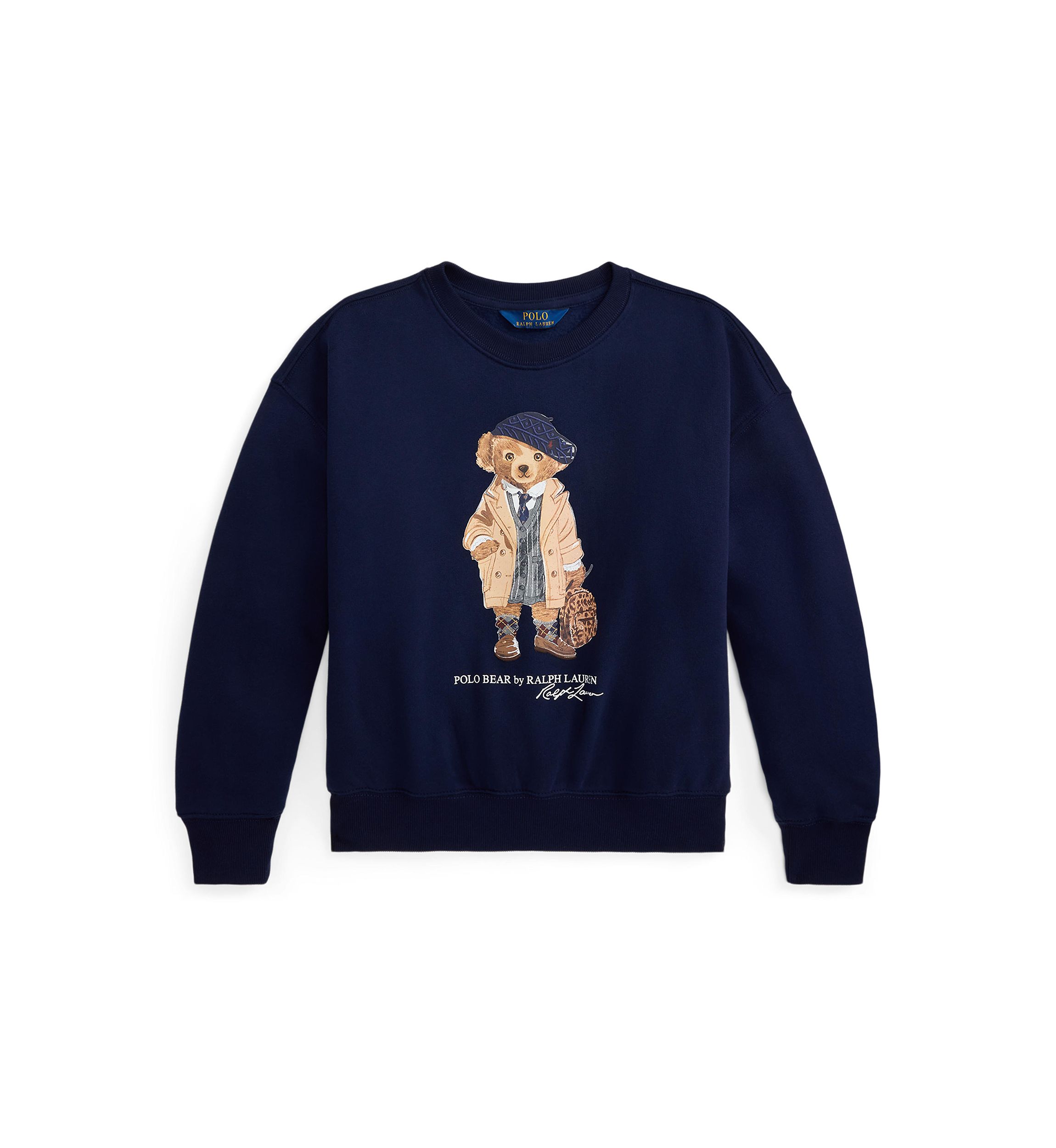Girls 7-16 Polo Bear Fleece Boxy Sweatshirt