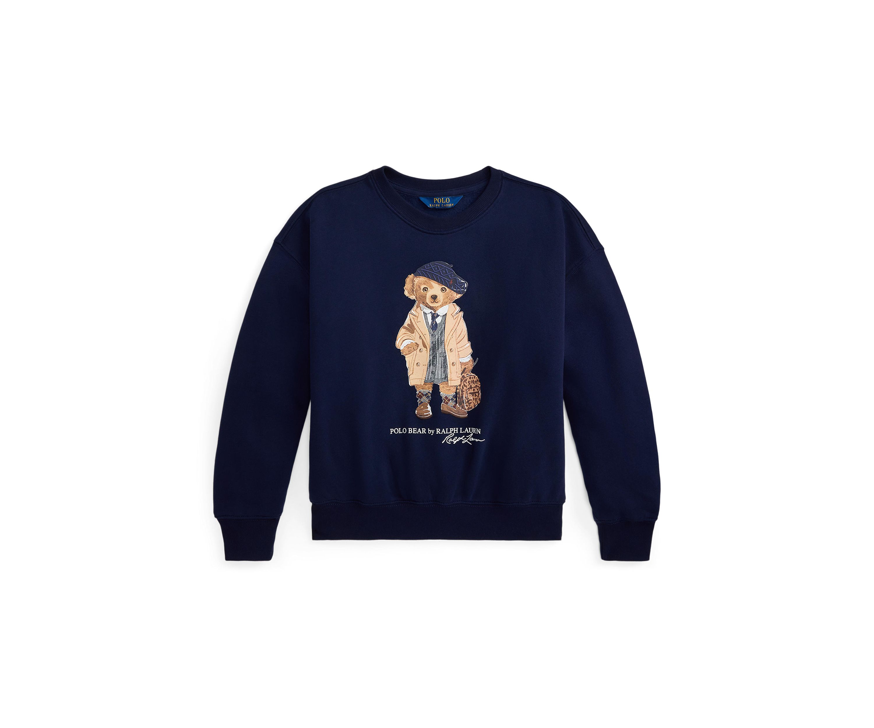Girls 7-16 Polo Bear Fleece Boxy Sweatshirt