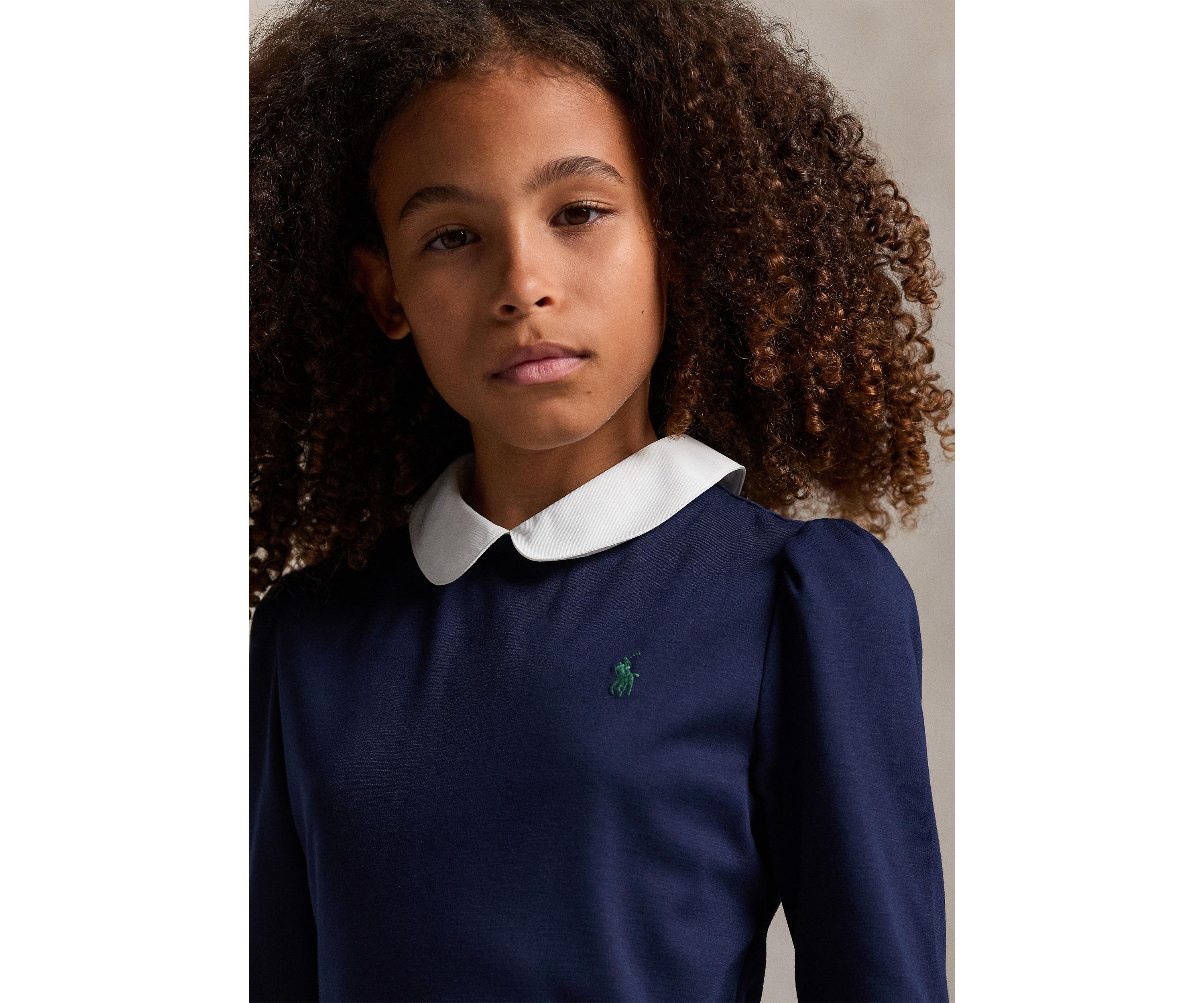 Girls 7-16 Plaid-Skirt Ponte Dress