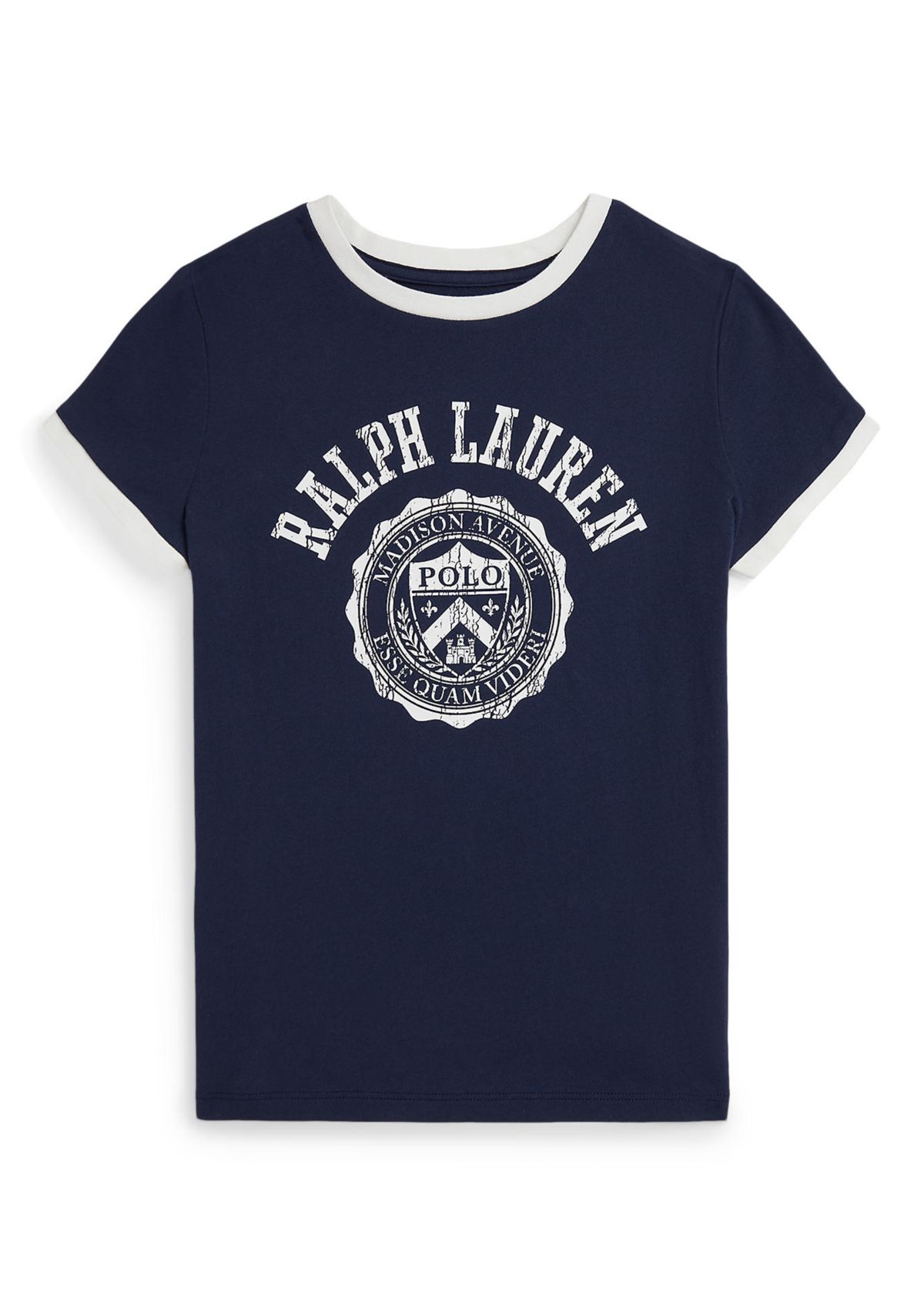 Girls 7-16 Logo Crest Cotton Jersey T-Shirt 