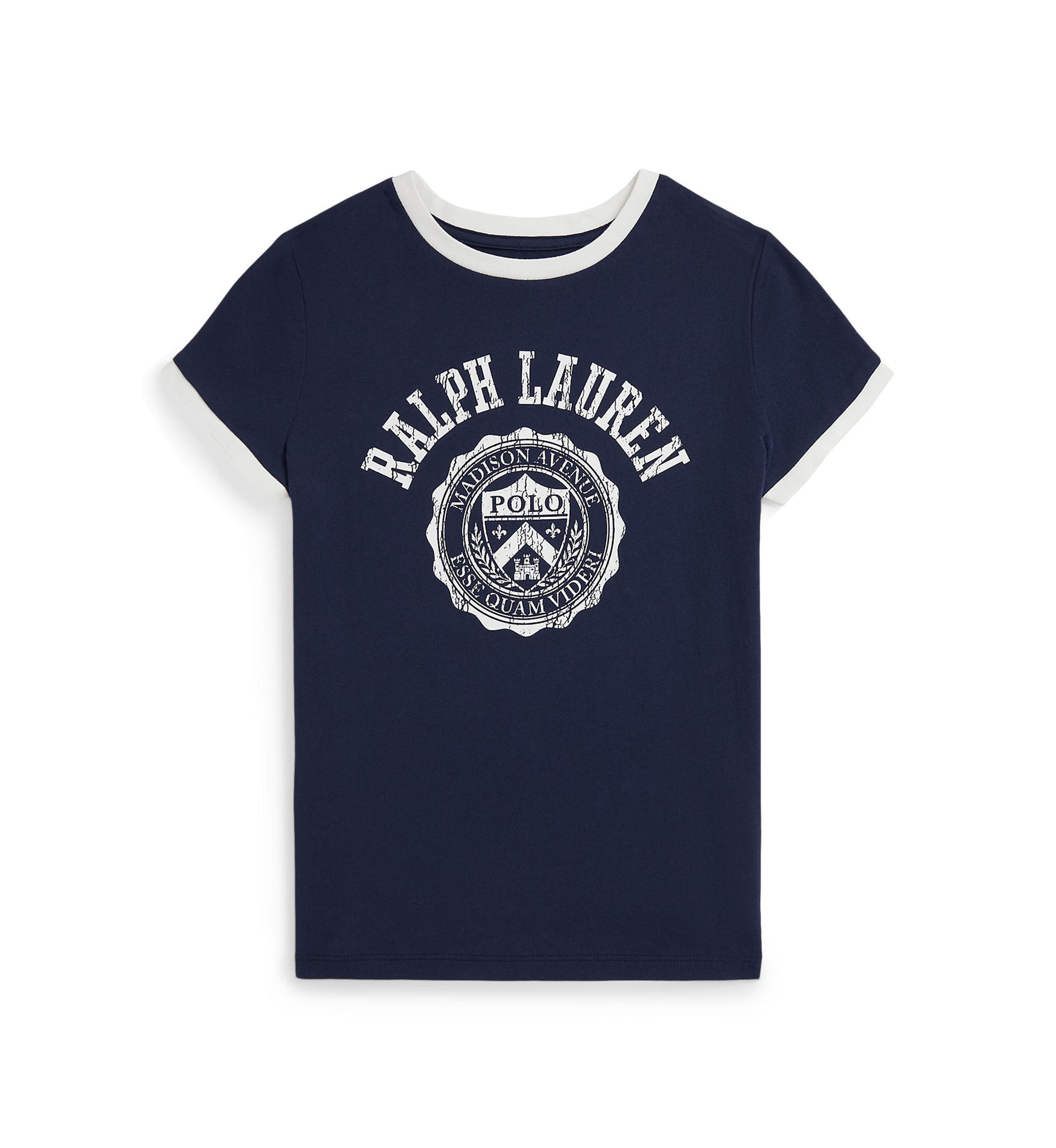 Girls 7-16 Logo Crest Cotton Jersey T-Shirt 