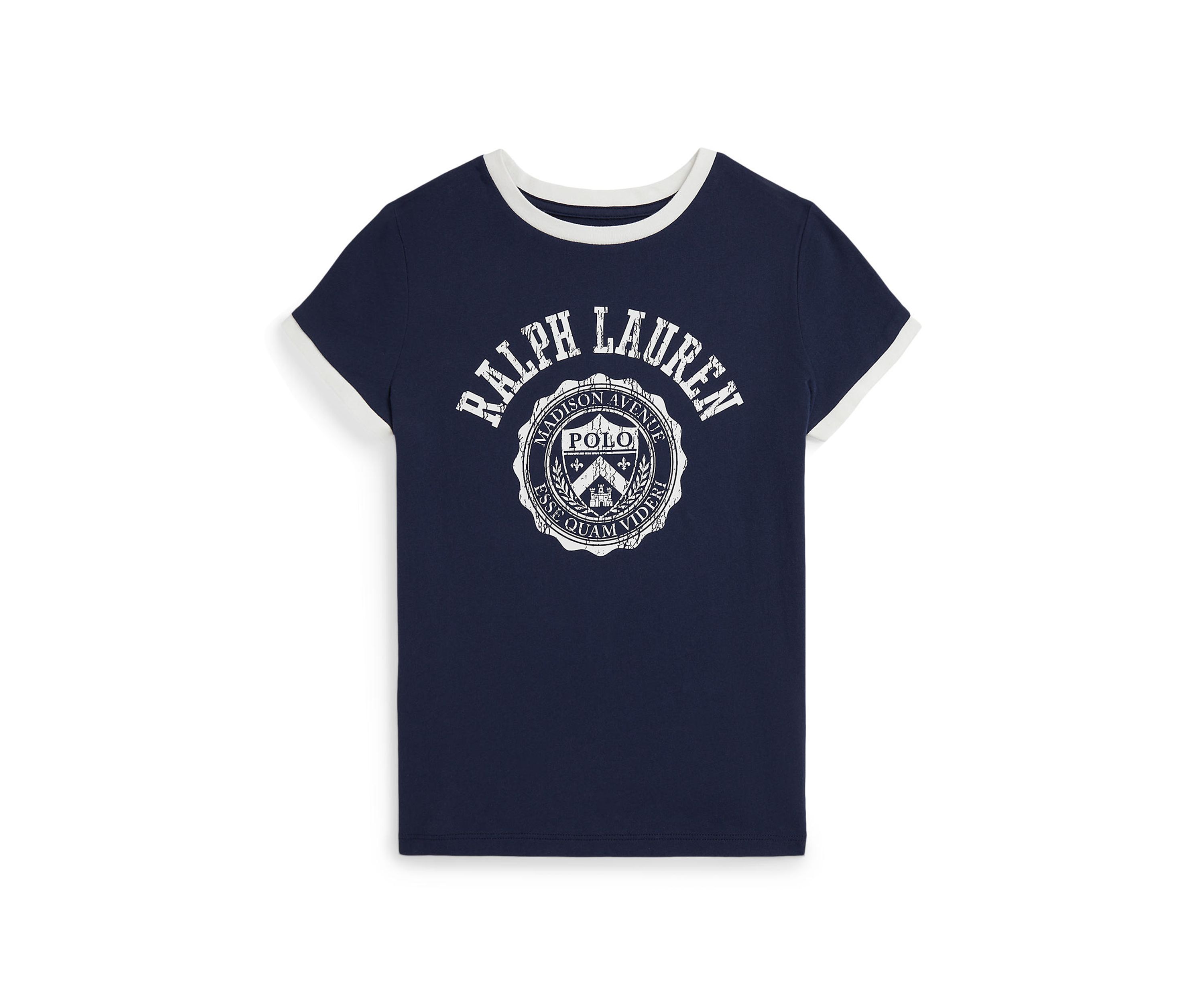 Girls 7-16 Logo Crest Cotton Jersey T-Shirt 