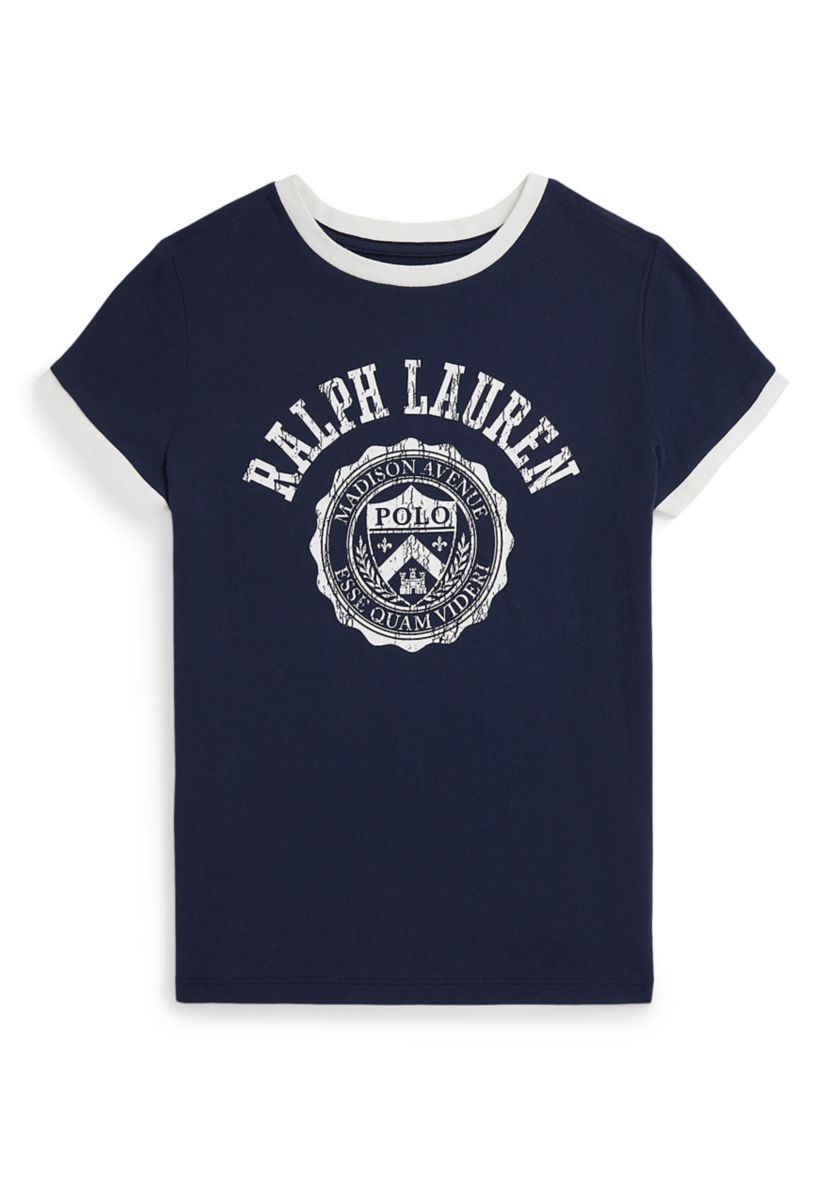 Girls 7-16 Logo Crest Cotton Jersey T-Shirt 