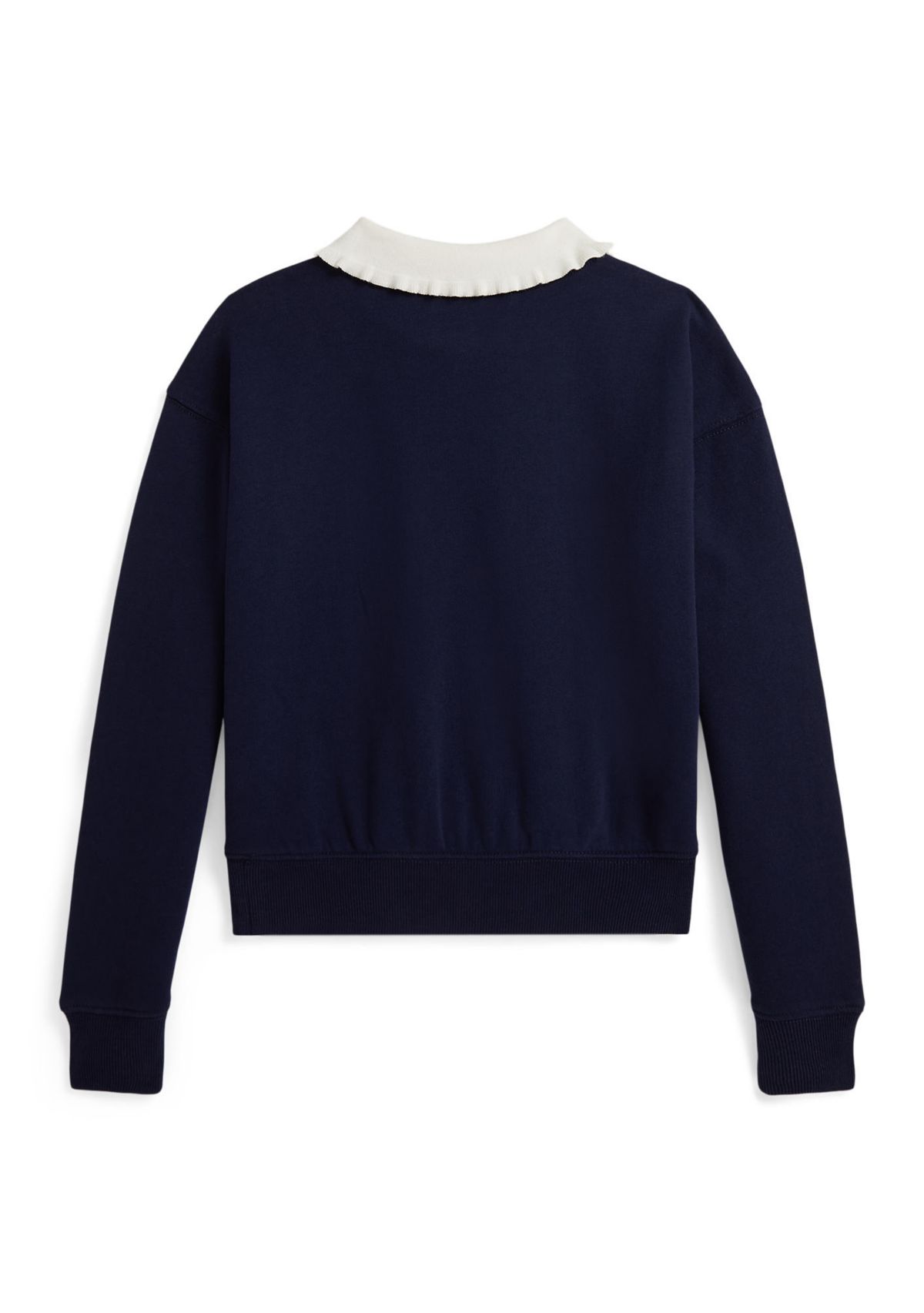 Girls 7-16 Collared Fleece Sweatshirt