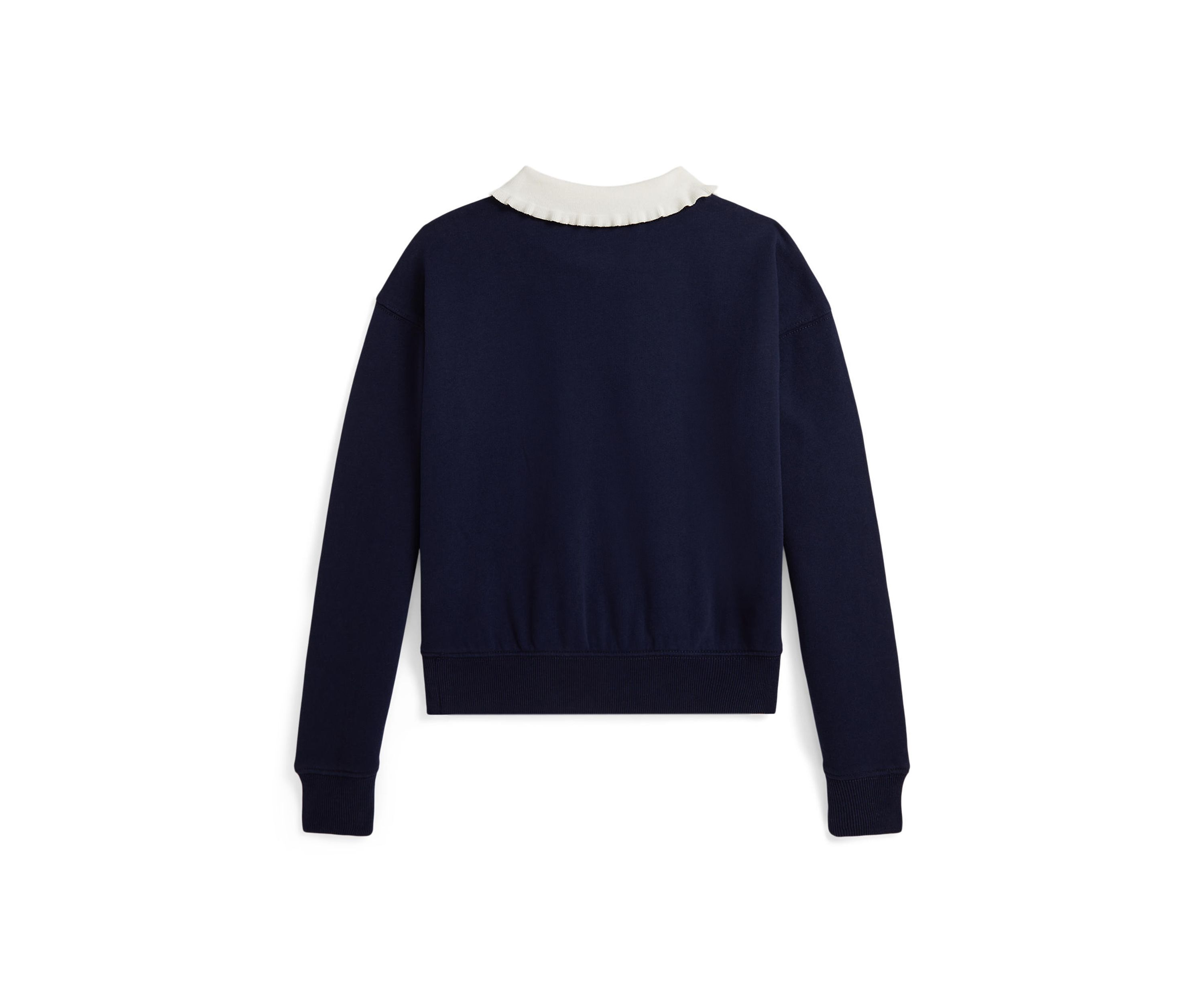 Girls 7-16 Collared Fleece Sweatshirt