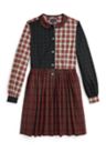 Girls 7-16 Plaid Cotton Poplin Shirtdress
