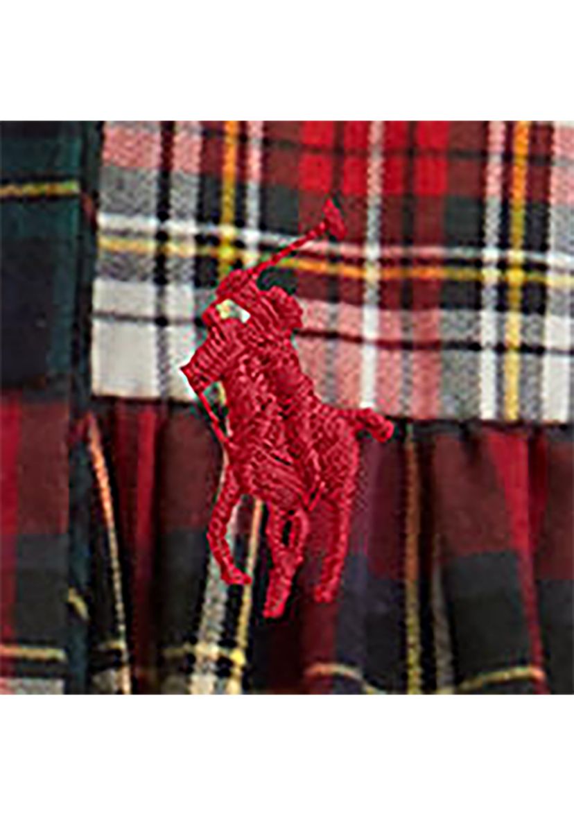 Girls 7-16 Plaid Cotton Poplin Shirtdress