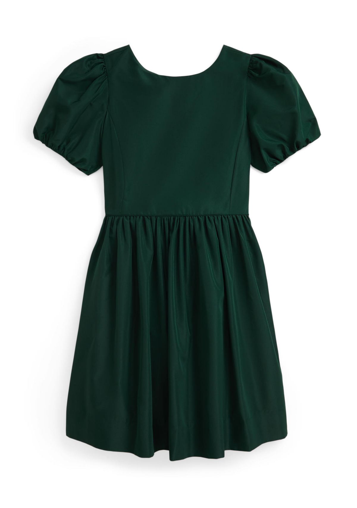 Girls 7-16 Balloon-Sleeve Taffeta Dress