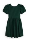 Girls 7-16 Balloon-Sleeve Taffeta Dress