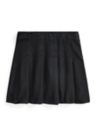 Girls 7-16 Pleated Cotton Denim Skirt
