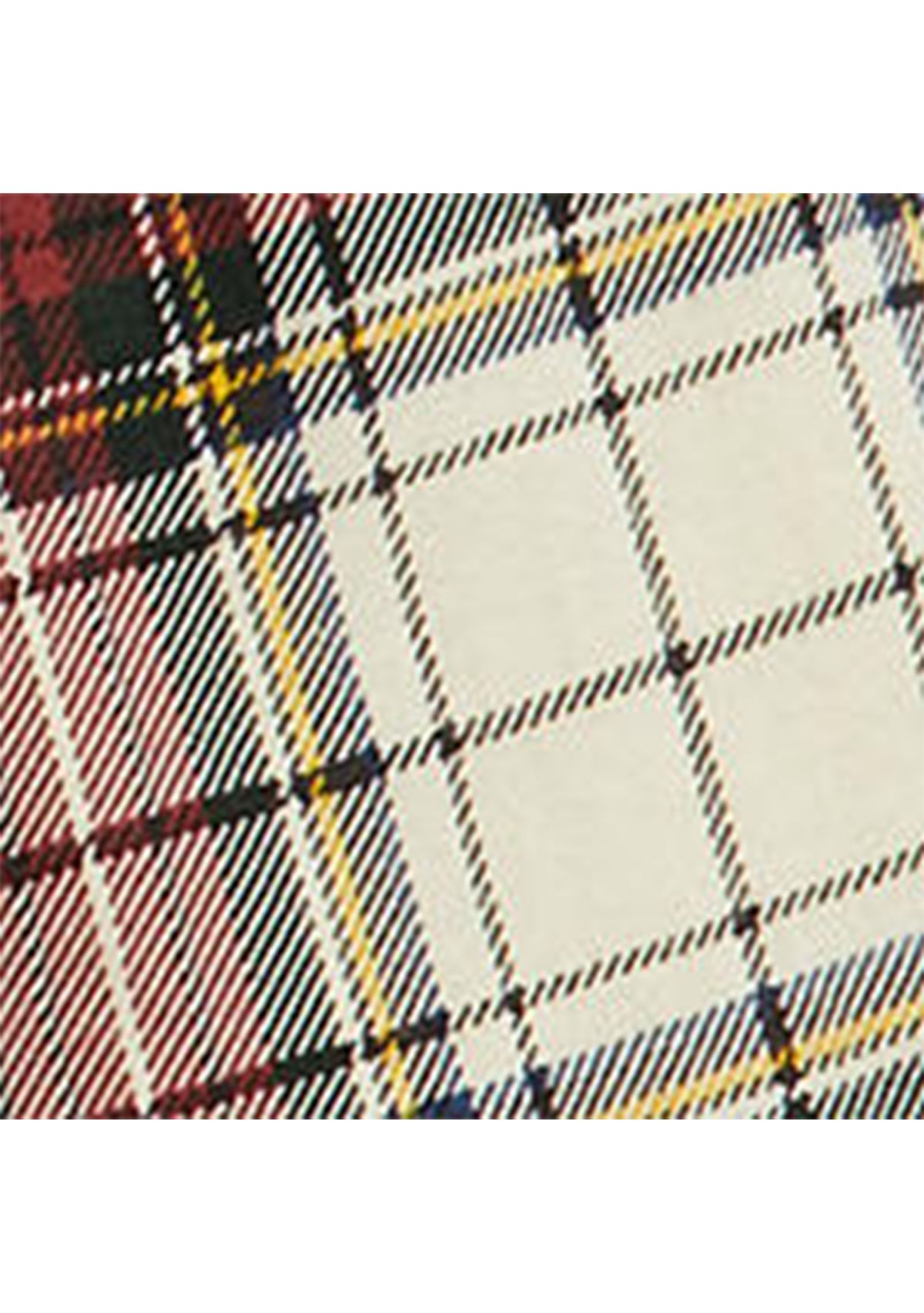 Girls 7-16 Plaid Ruffled Cotton Jersey Dress