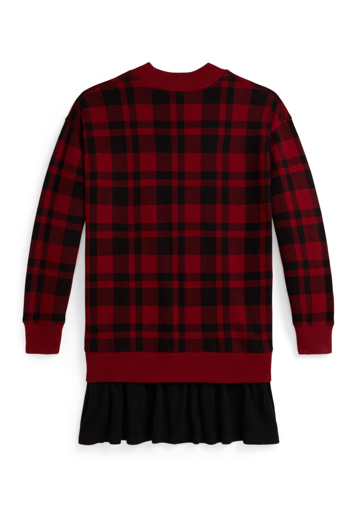 Girls 7-16 Buffalo Check Fleece Dress