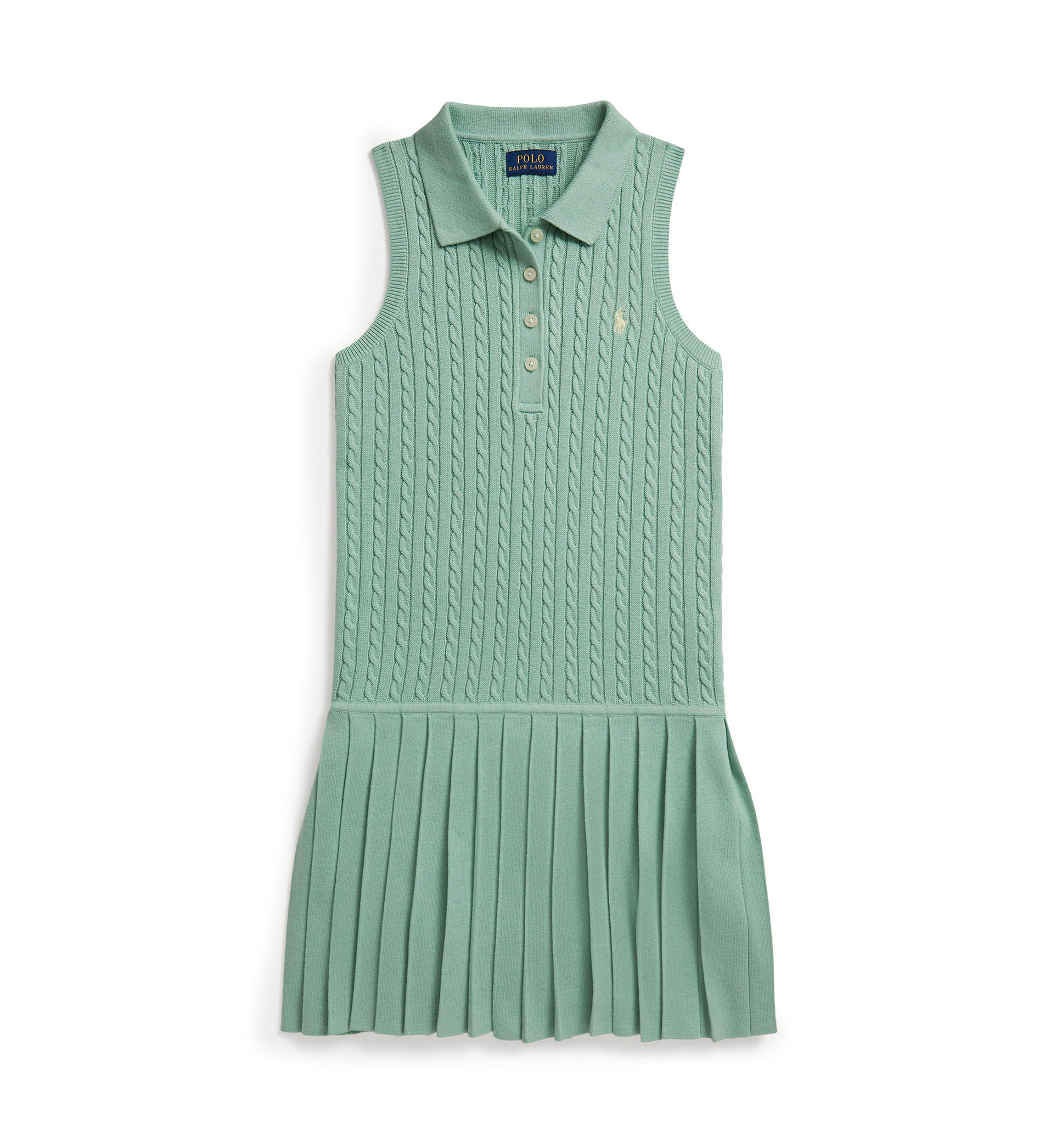 green polo dress girls Green Pique May Polo Dress Tuckernuck Green / XXS main image 1