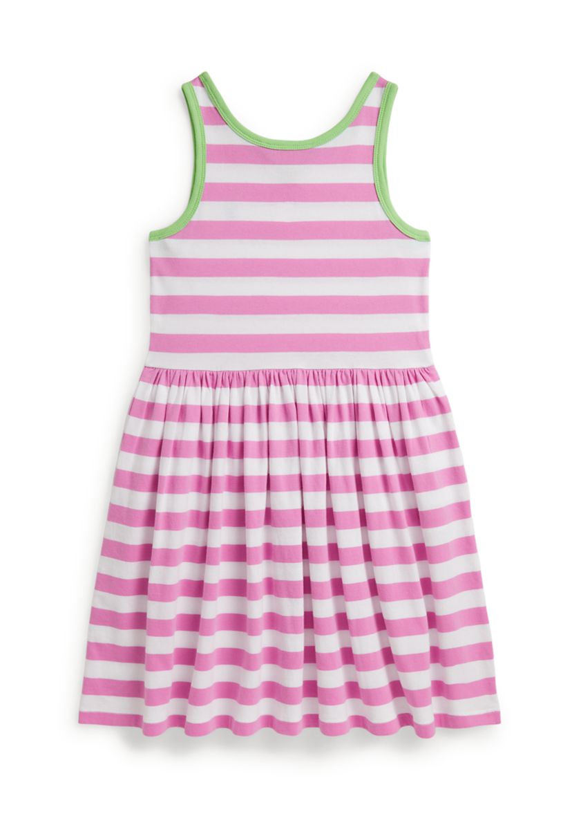 Ralph Lauren Childrenswear Girls 7-16 Striped Cotton Jersey Dress | Belk