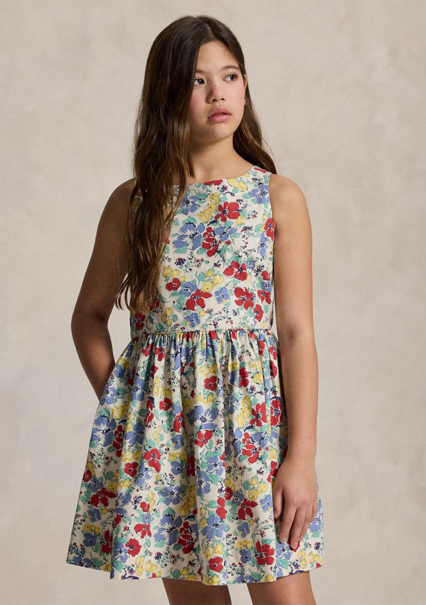 ralph lauren floral cotton dress Lauren Ralph Lauren Floral Cotton Elevated Quiet Luxury Midi Derby Dress 14