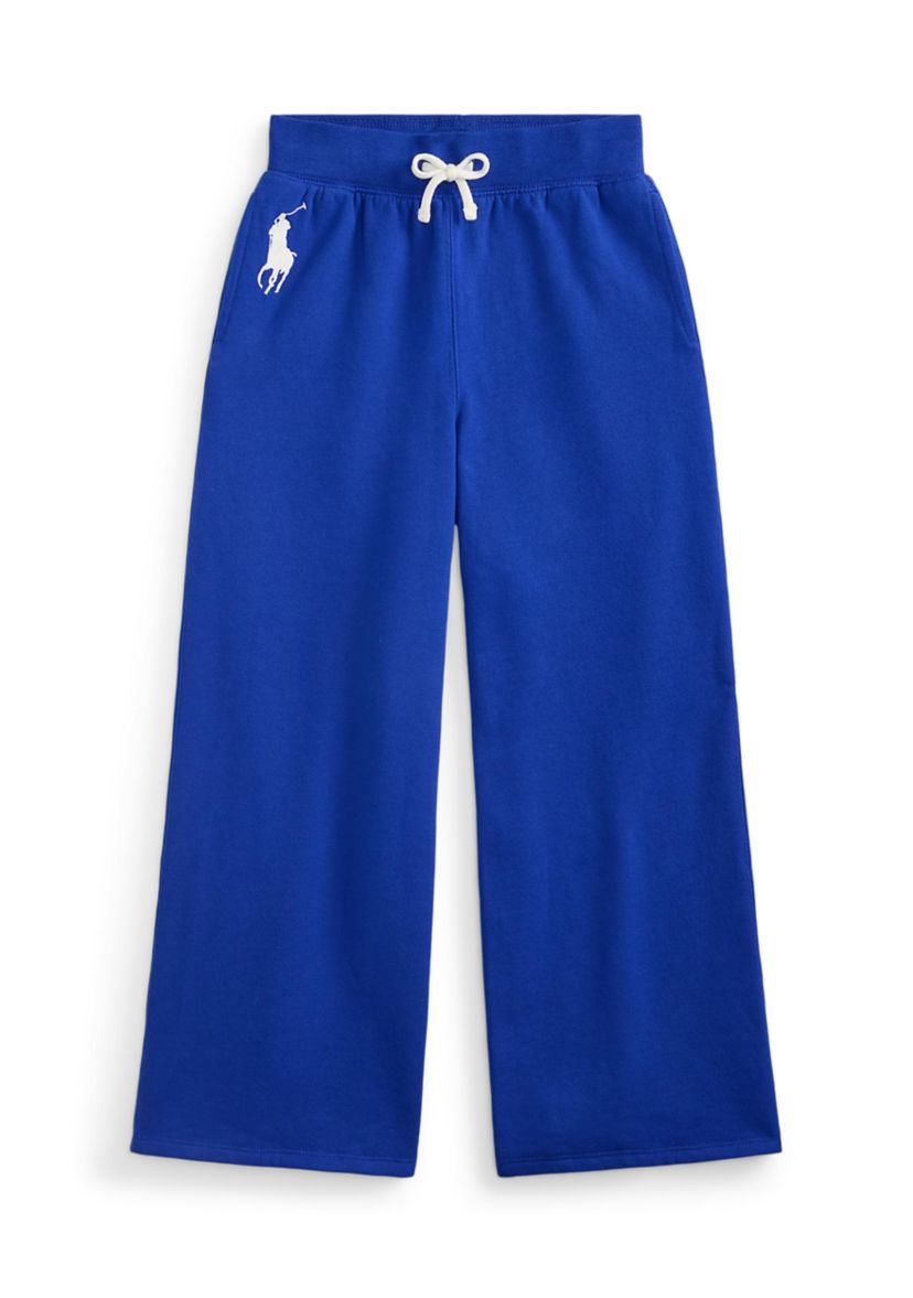 Girls 7-16 Big Pony Fleece Wide-Leg Sweatpant