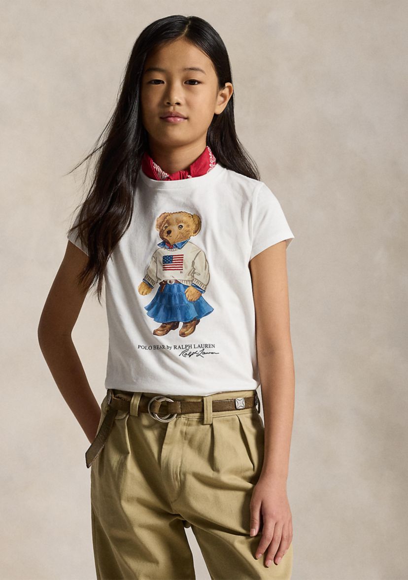 Girls 7-16 Polo Bear Cotton Jersey T-Shirt