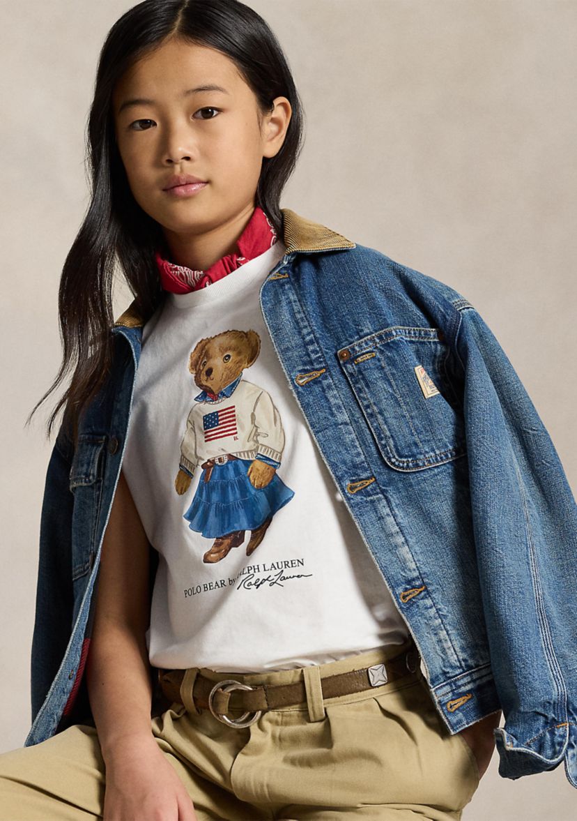 Girls 7-16 Polo Bear Cotton Jersey T-Shirt