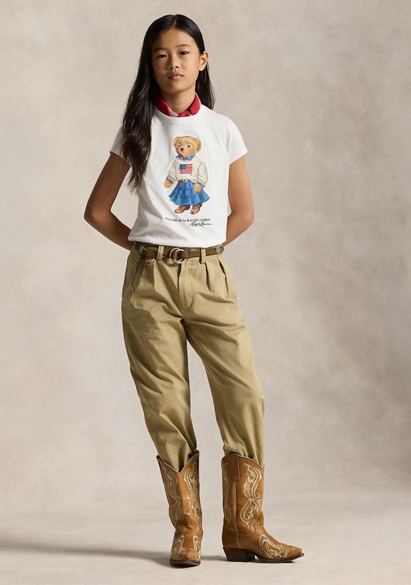 Girls 7-16 Polo Bear Cotton Jersey T-Shirt