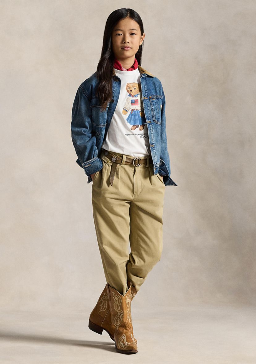 Girls 7-16 Polo Bear Cotton Jersey T-Shirt