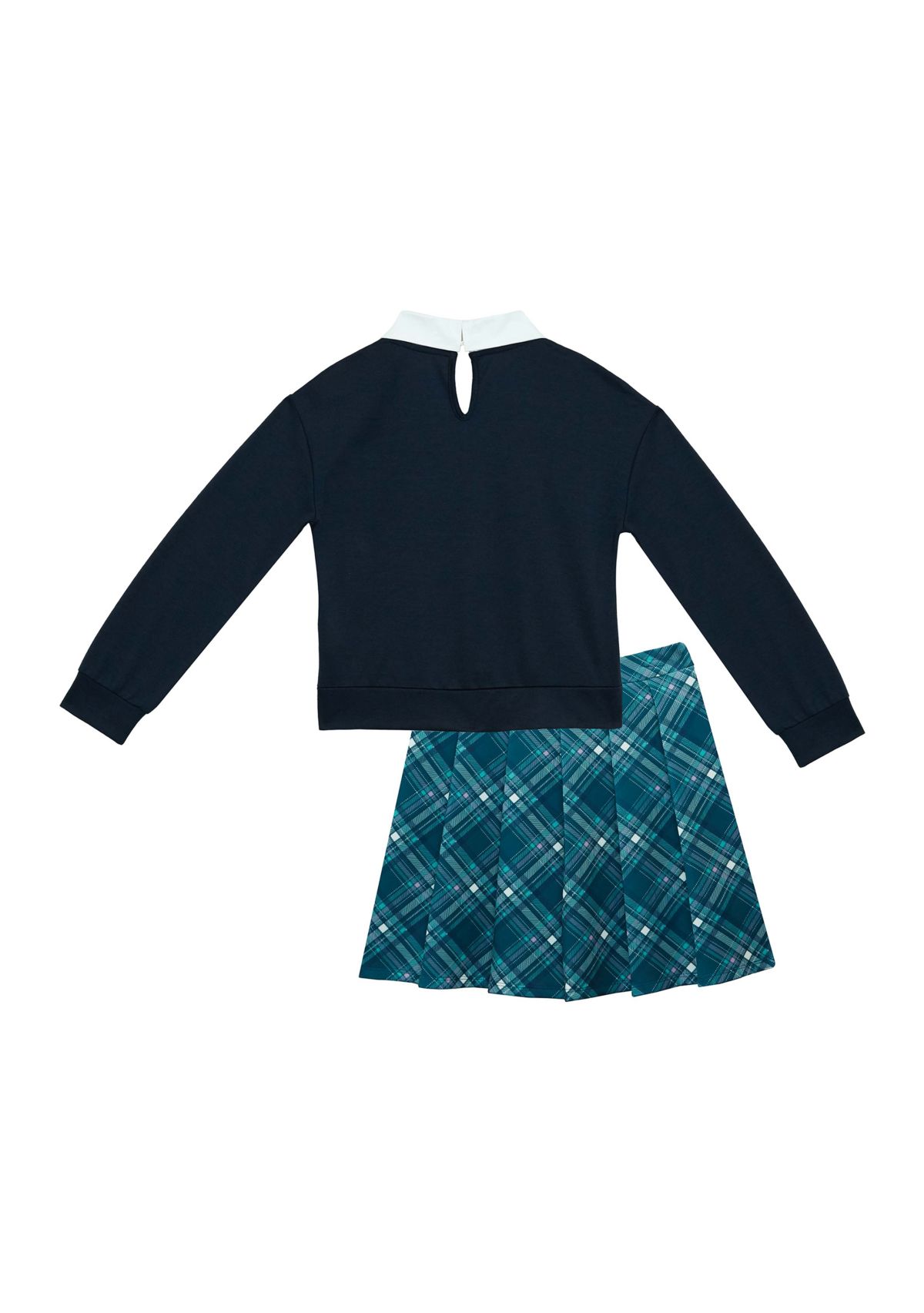 Girls 7-16 Collegiate Skirt Set