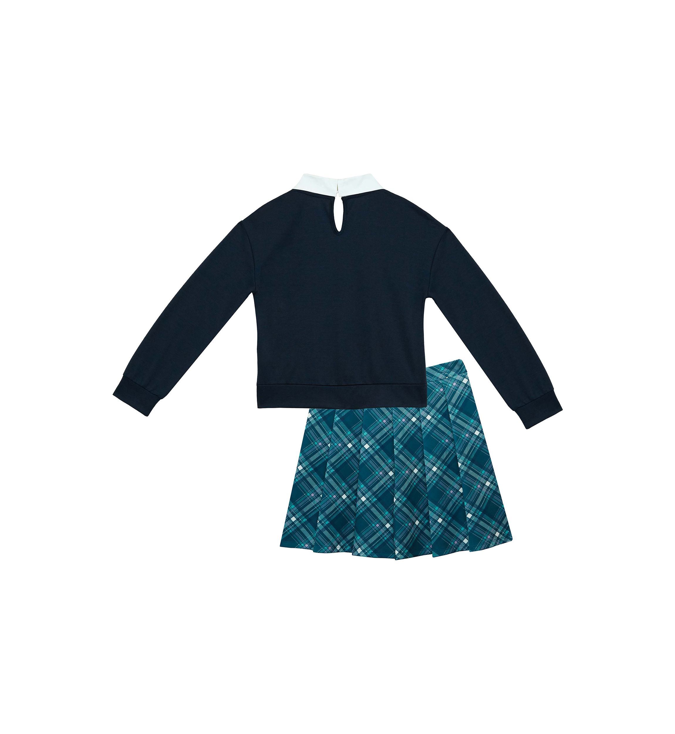 Girls 7-16 Collegiate Skirt Set