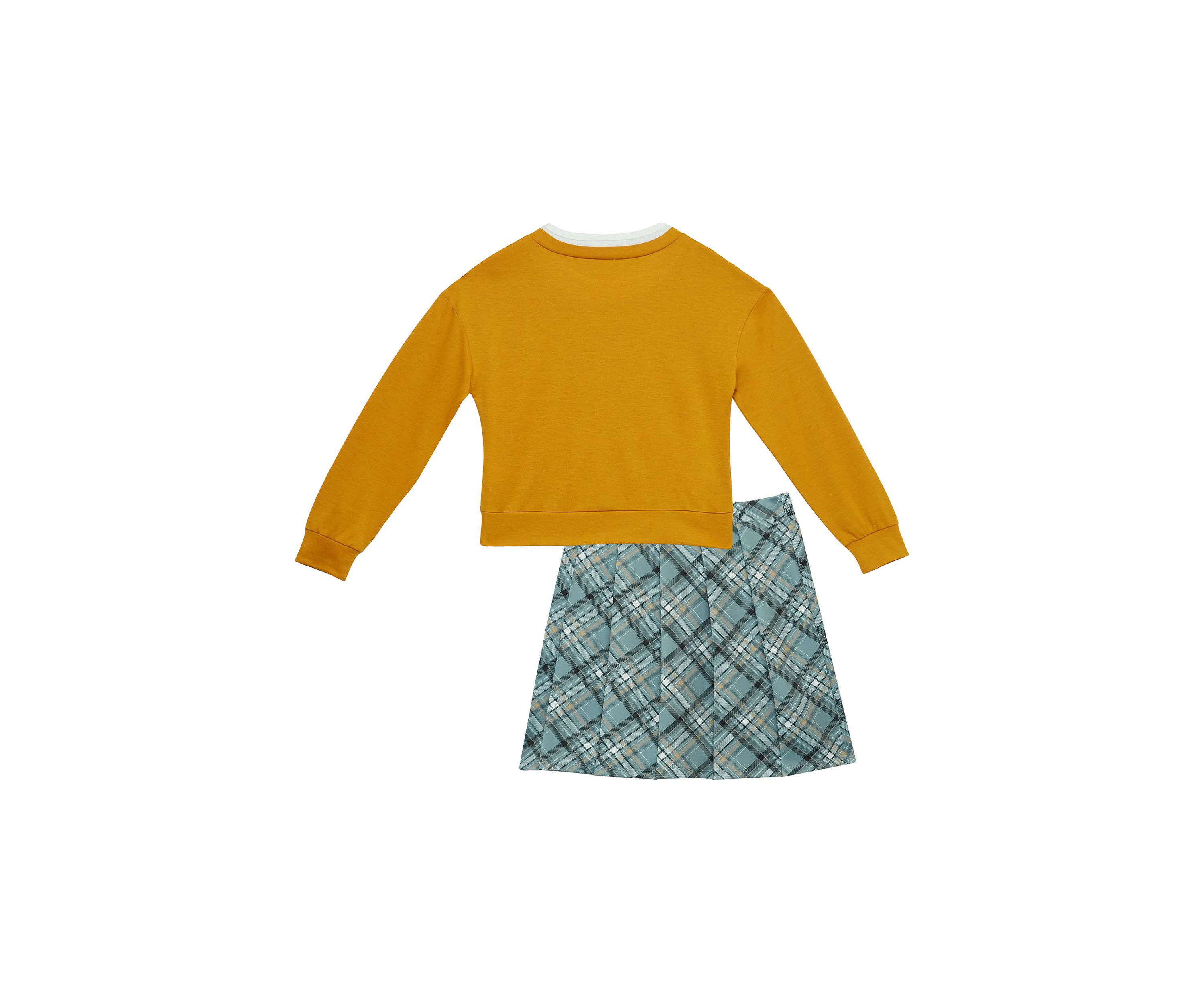 Girls 7-16 Collegiate Skirt Set