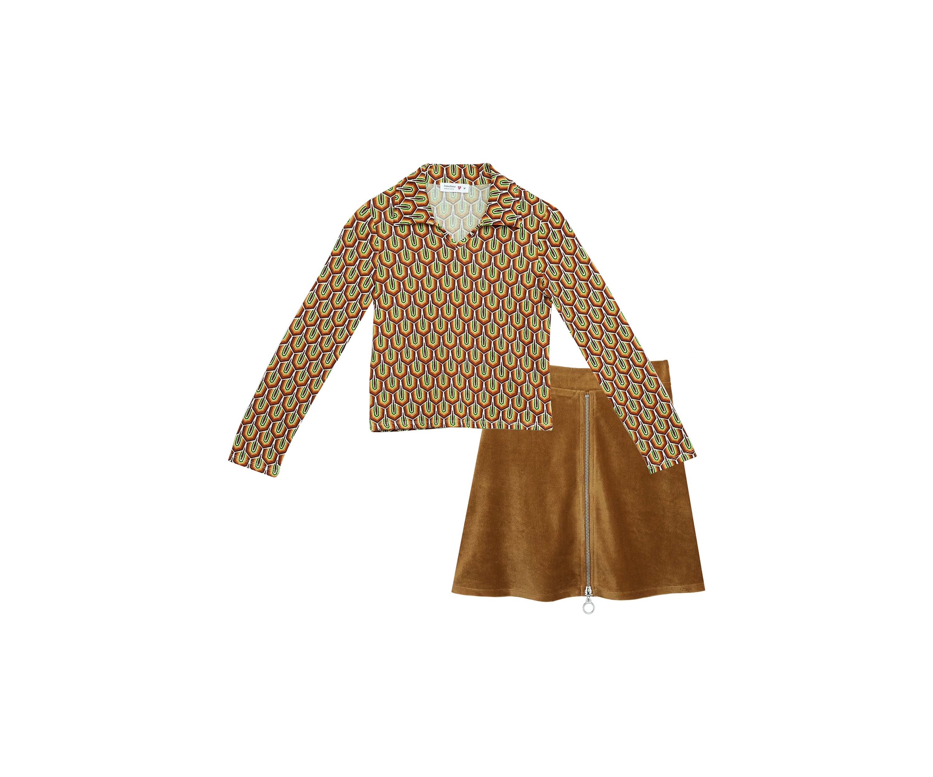 Girls 7-16 2-Piece Skirt Set