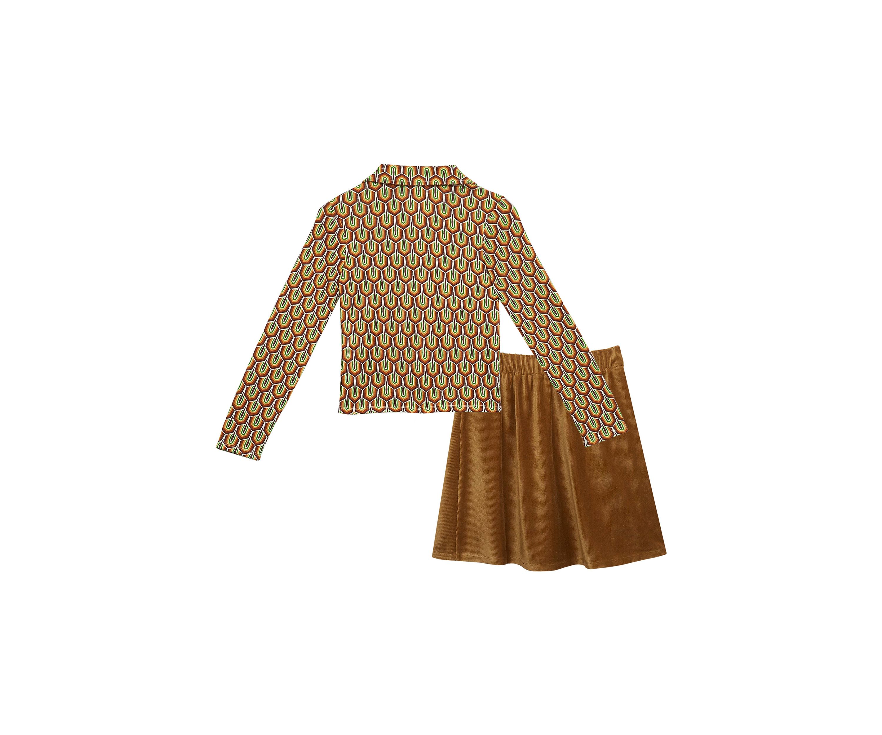 Girls 7-16 2-Piece Skirt Set