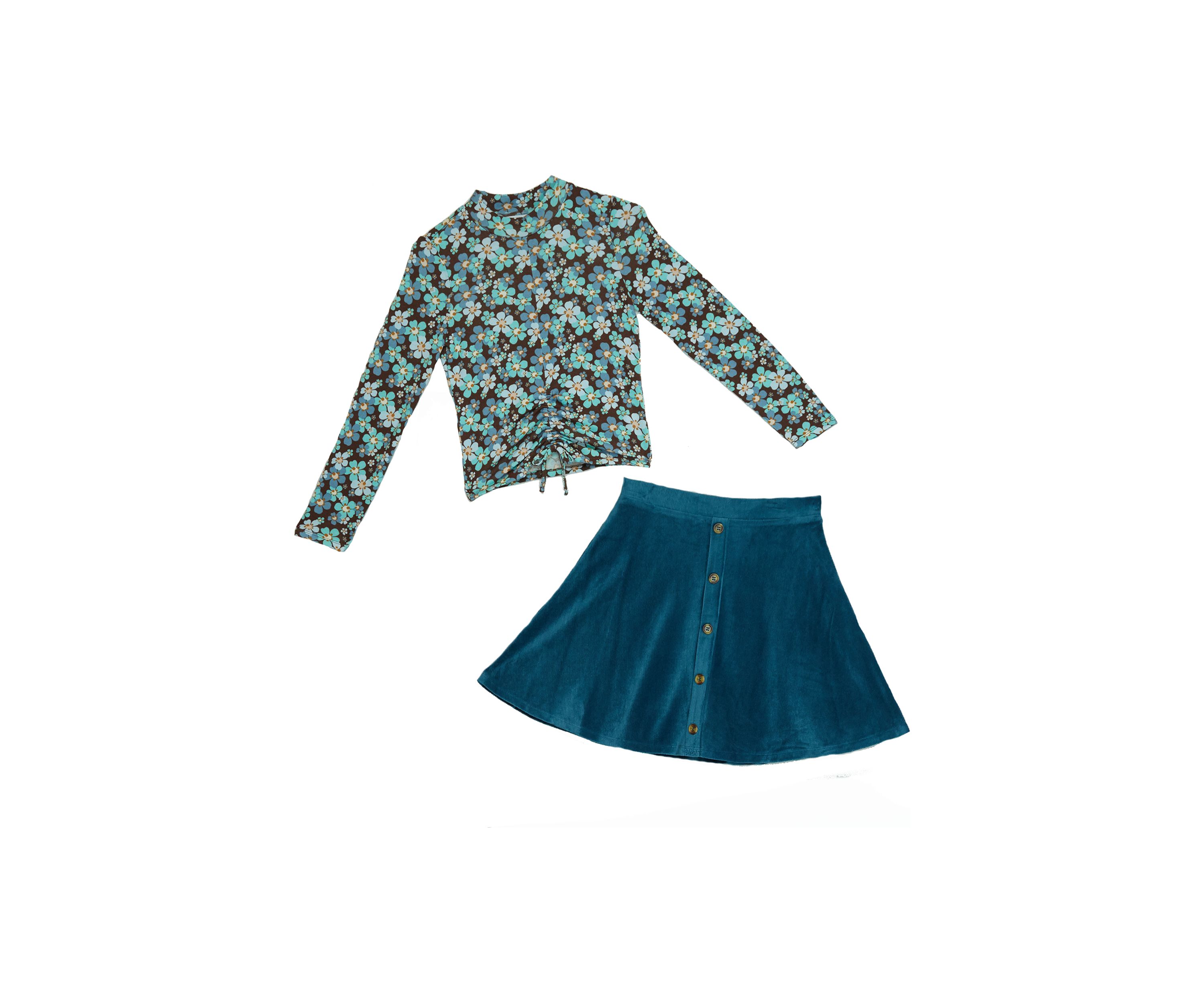 Girls 7-16 Skirt Set