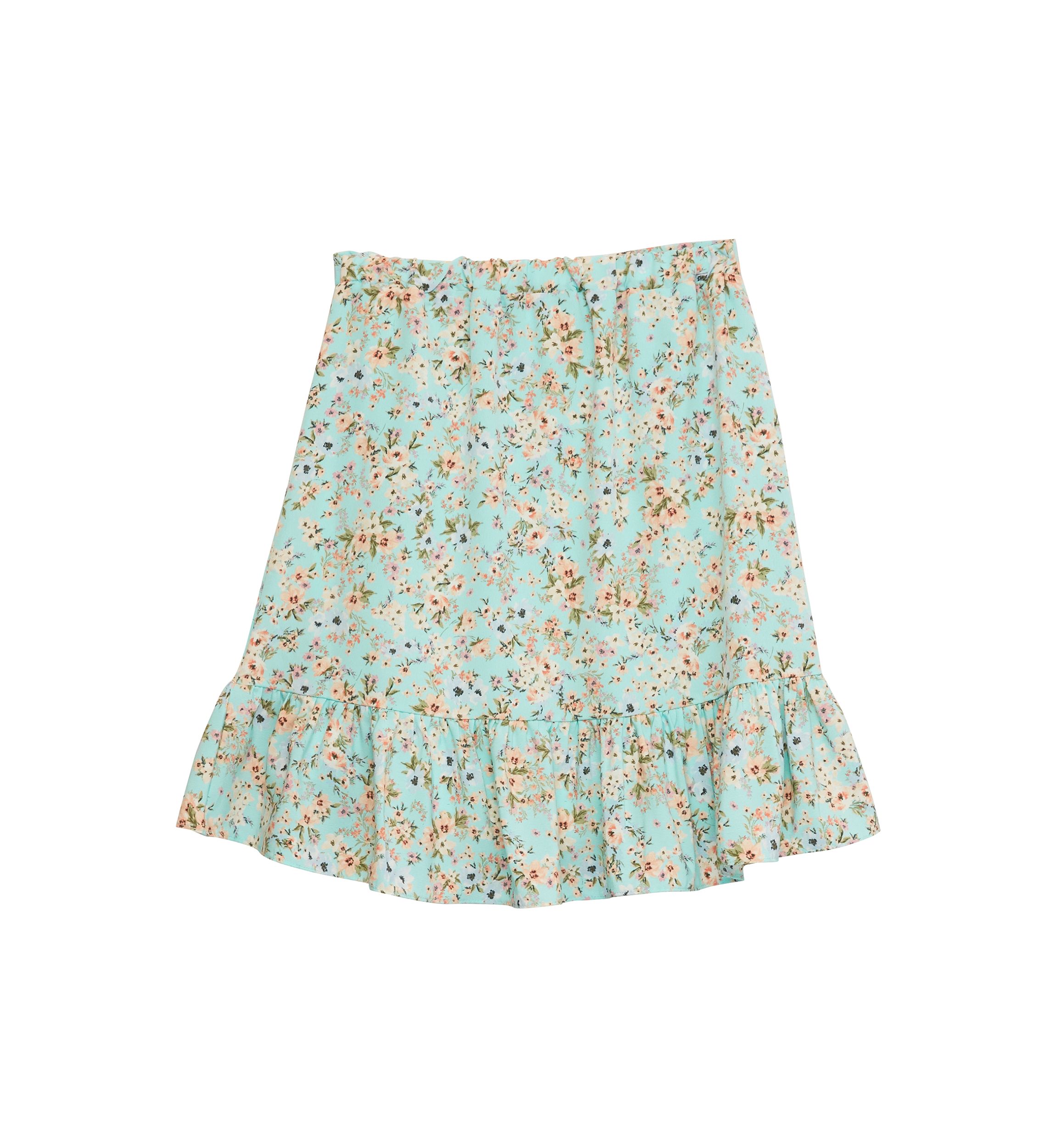 Girls 7-16 Printed Top and Skirt Set