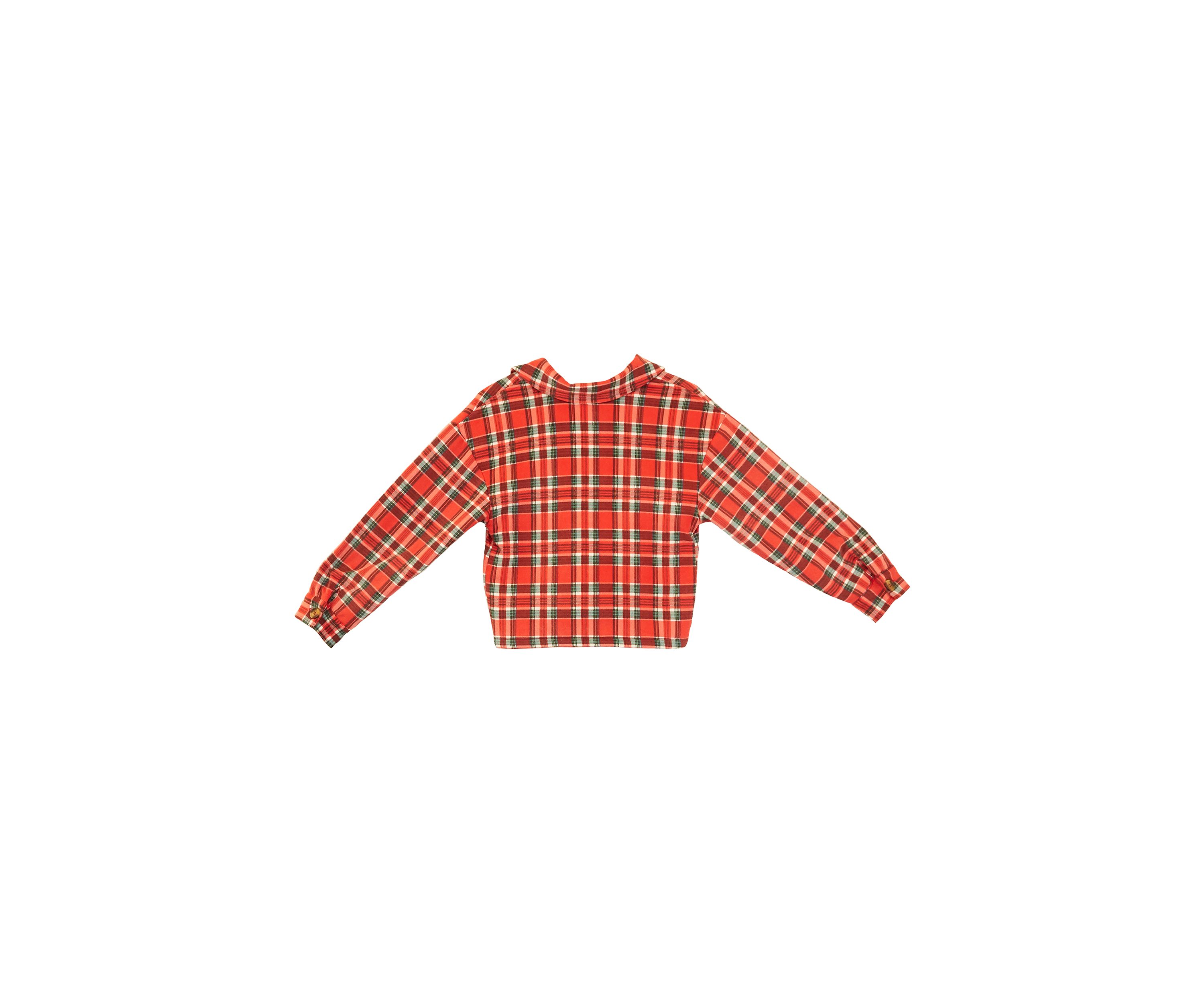 Girls 7-16 Plaid Shacket