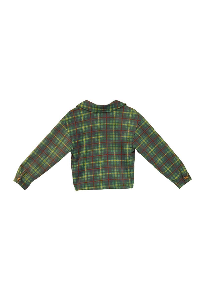 Girls 7-16 Plaid Shacket