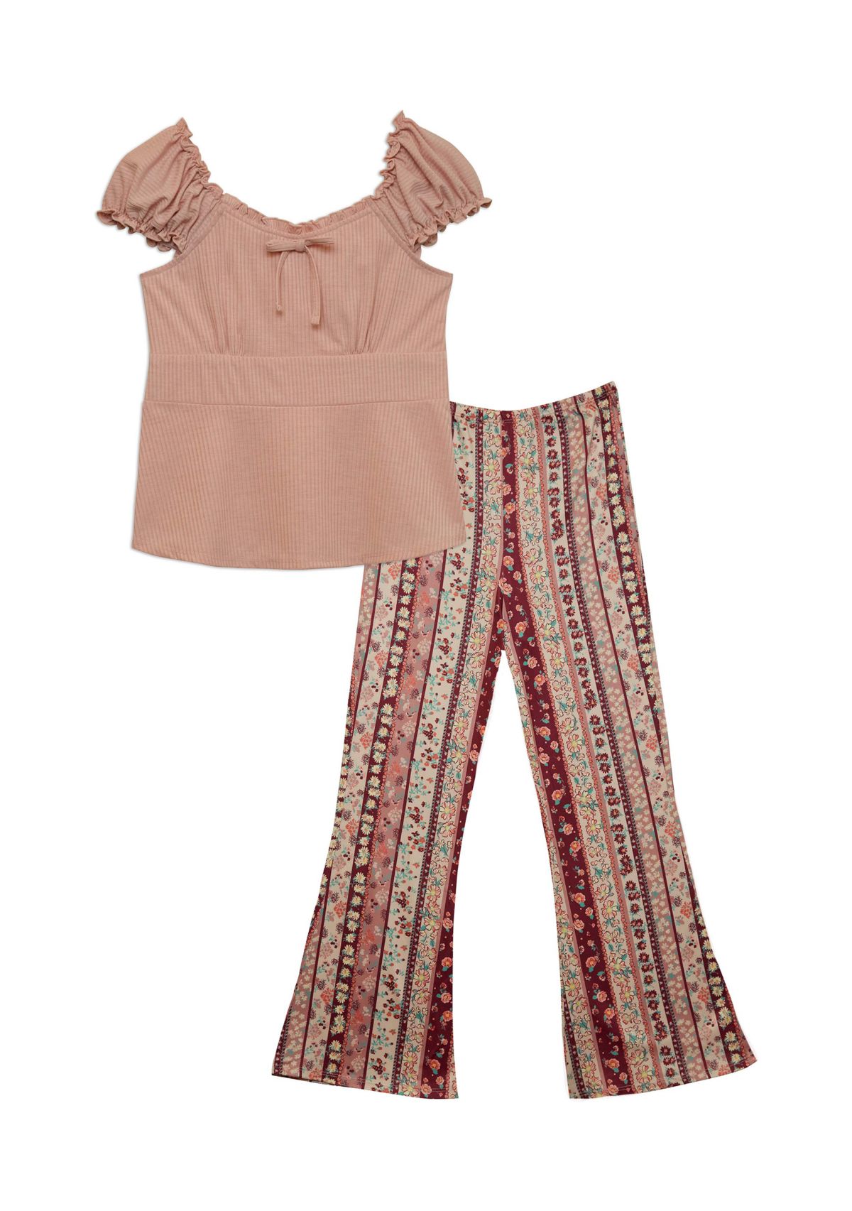 Girls 7-16 Boho Pants Set