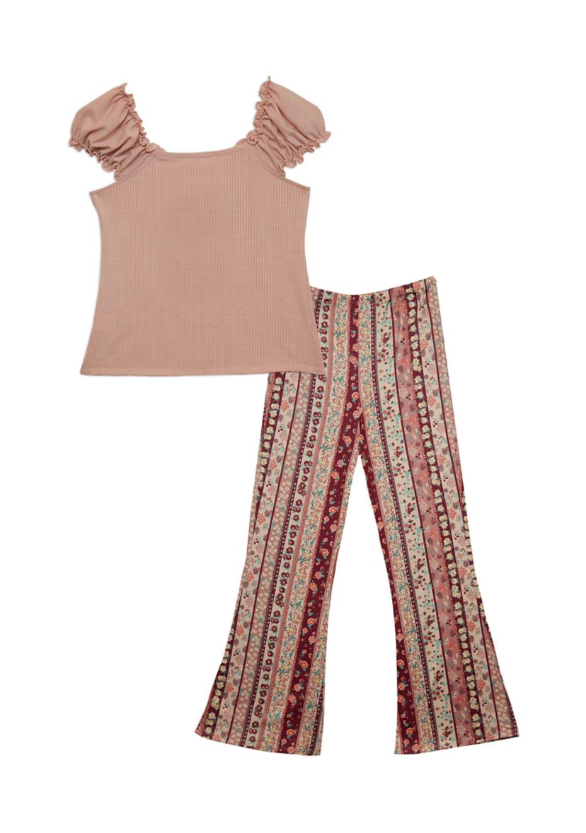 Girls 7-16 Boho Pants Set