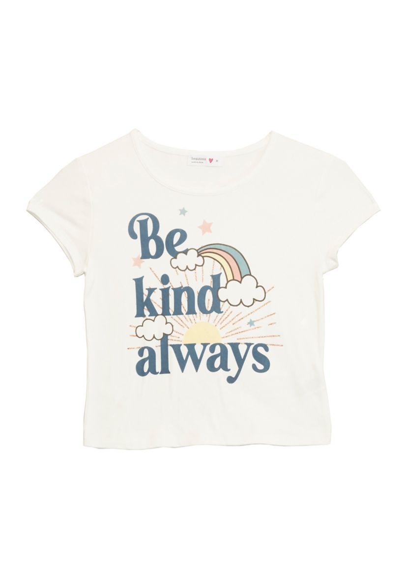 Girls 7-16 Be Kind Printed Shacket