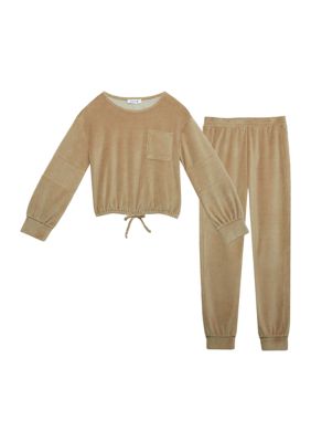 belk velour sweatsuit