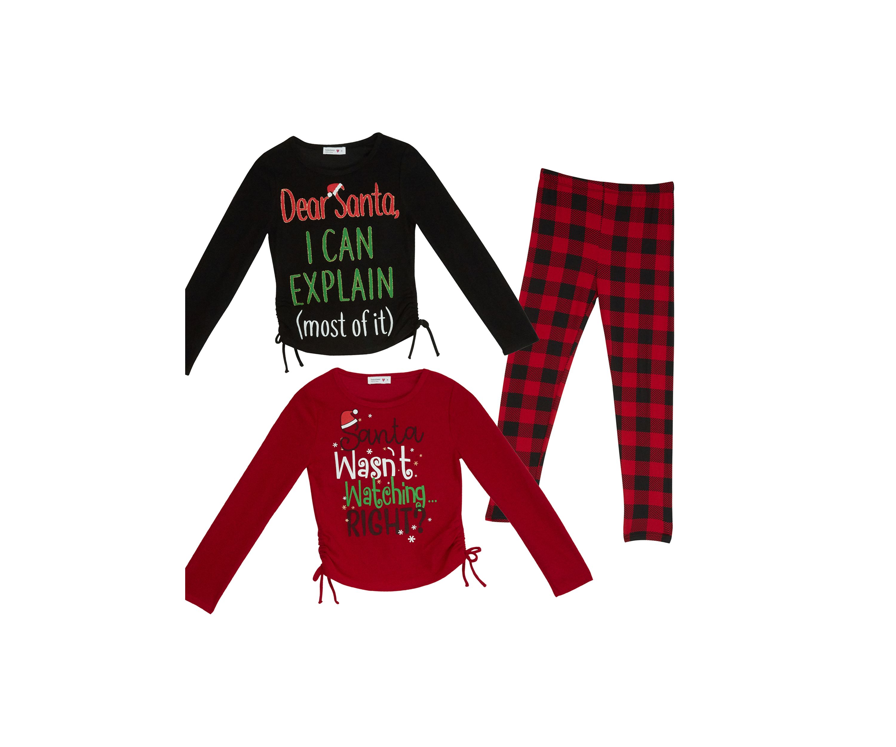 Girls 7-16 Dear Santa Leggings Set