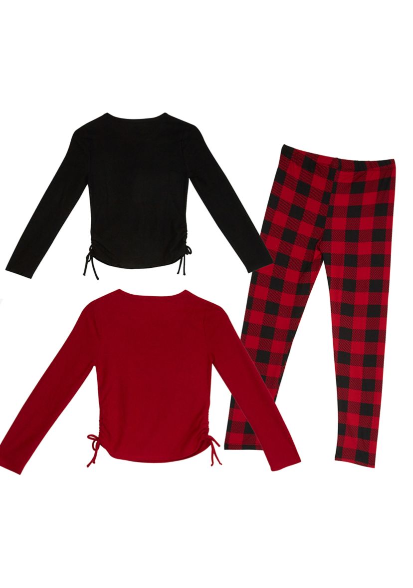 Girls 7-16 Dear Santa Leggings Set