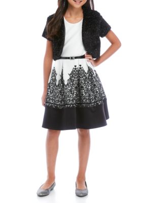 The Fashionista Girls Black Skater Skirt Kids Fashion School Uniform Skirt Casual Formal Age 7 16