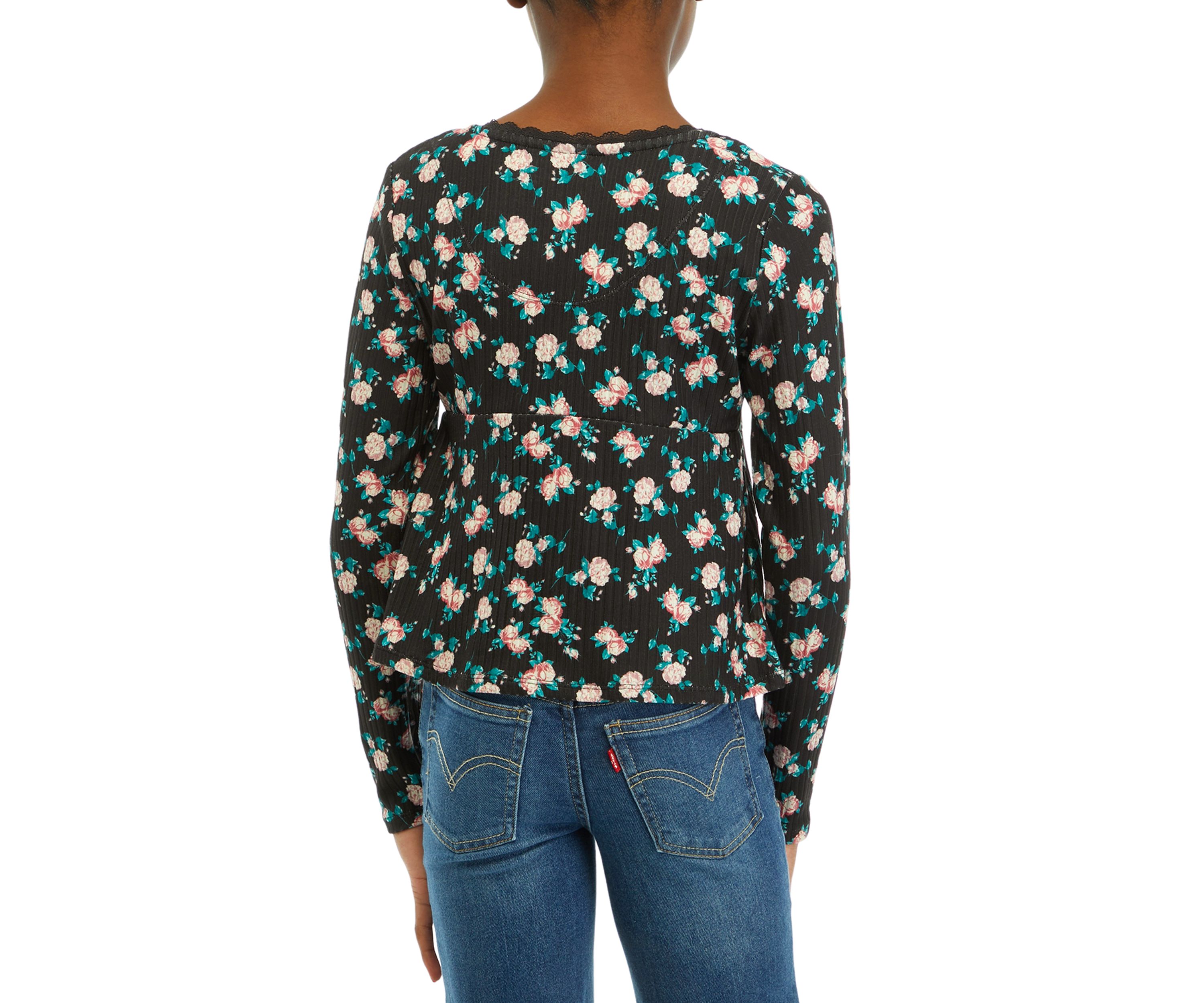 Girls 7-16 Printed Knit Top