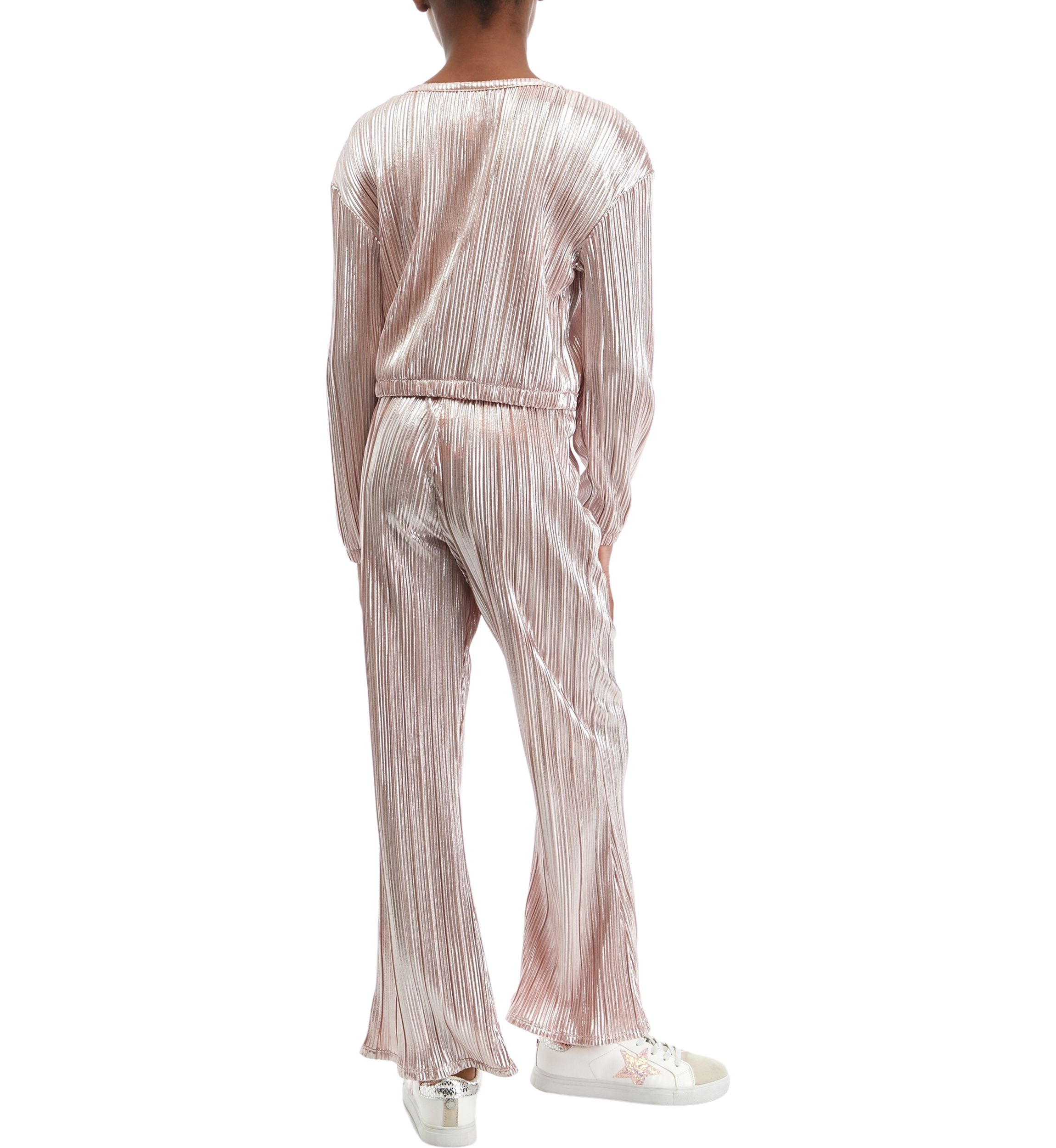 Girls 7-16 Plisse Top and Pants Set