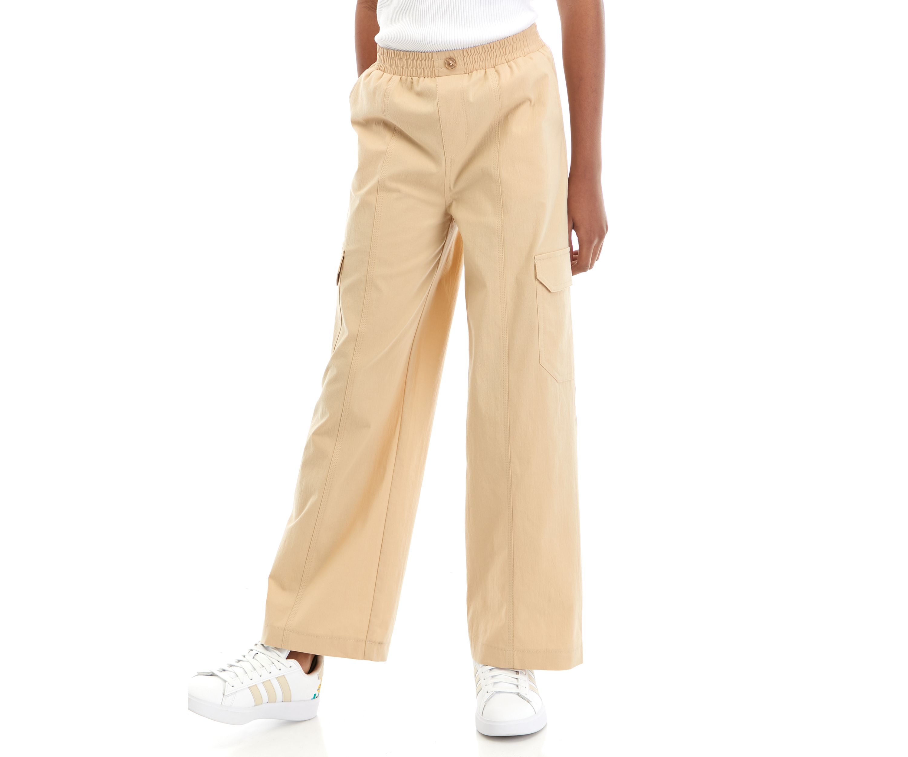 Girls 4-6x Solid Cargo Pants
