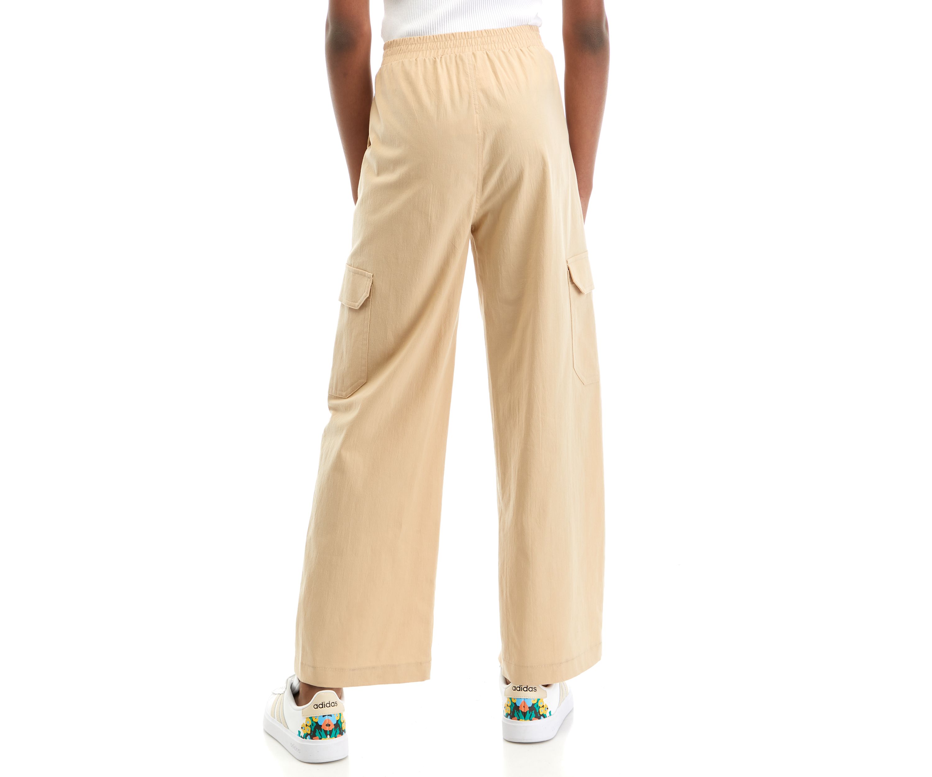Girls 4-6x Solid Cargo Pants