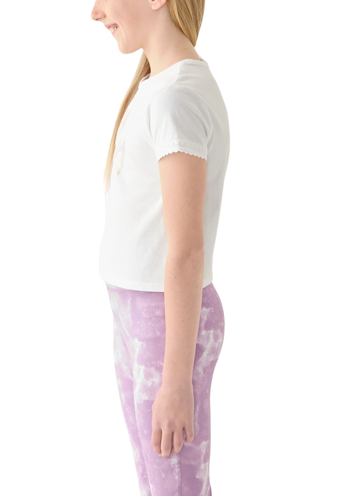Girls 7-16 3 Patch Lilly T-Shirt