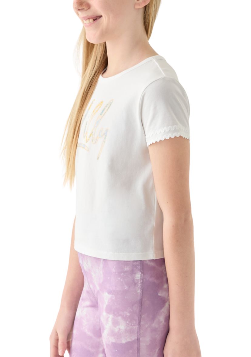 Girls 7-16 3 Patch Lilly T-Shirt