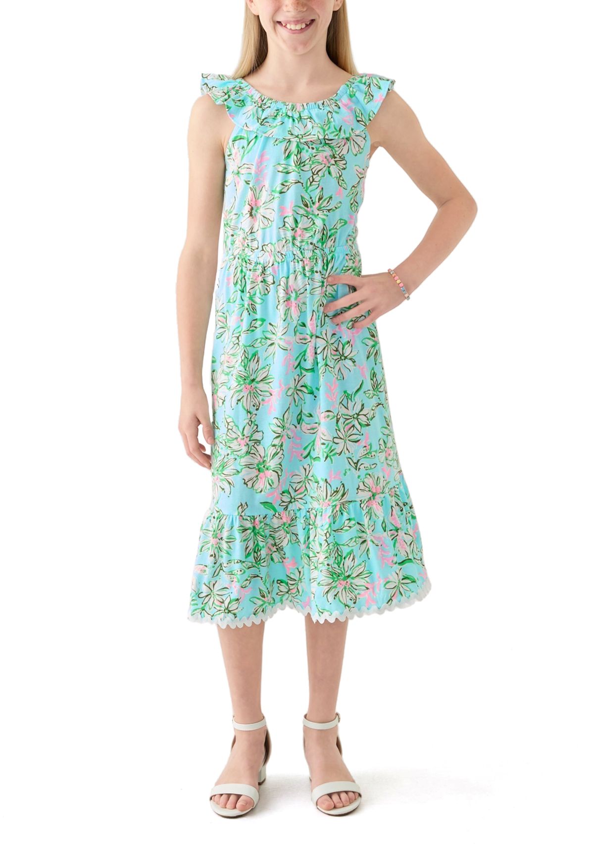 Girls 7-16 Printed Maxi Dress