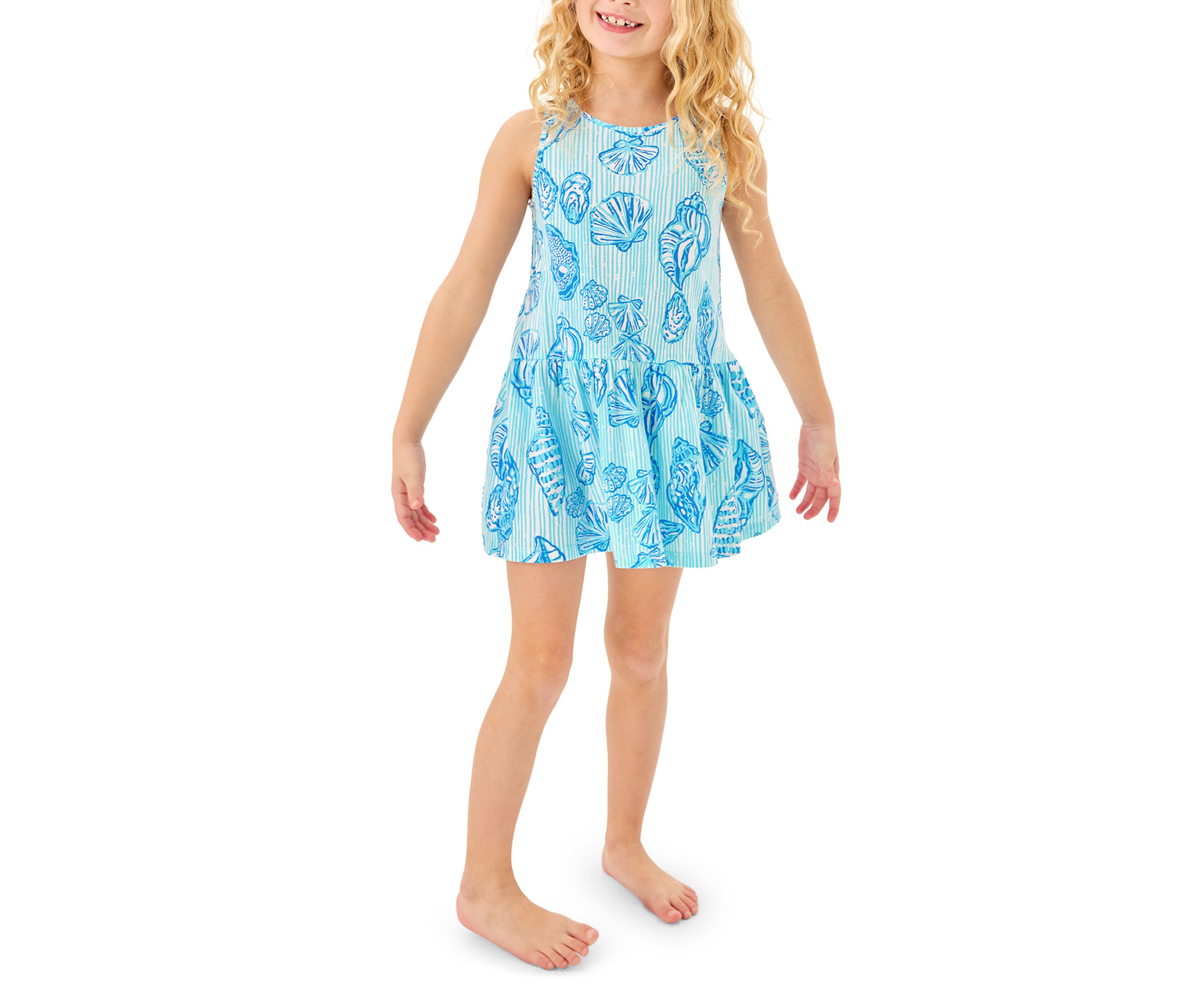 Girls 7-16 Cool as a Shell Dress