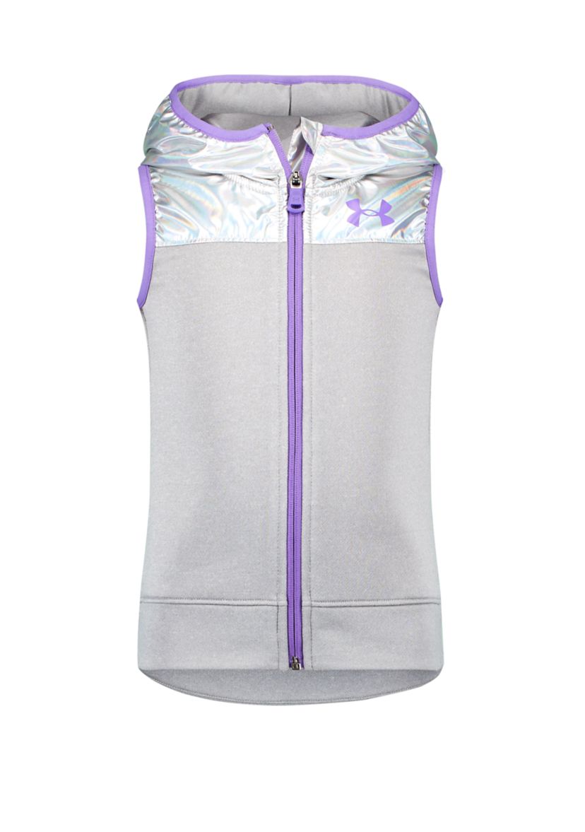 Toddler Girls Wordmark Iridescent Vest